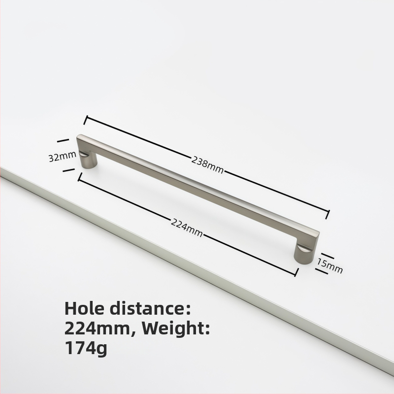 Χειρολαβή ντουλαπιού από κράμα ψευδαργύρου, τόξου σχήματος, μοντέρνου στυλ, επιφανειακή τοποθέτηση, μοντέλο Rz007