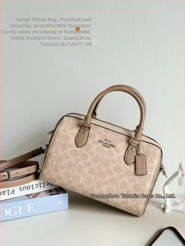 Τσάντα crossbody σε σχήμα μαξιλαριού, γνήσιο μοσχαρίσιο δέρμα, φερμουάρ, θήκες για κινητό και έγγραφα, με μία ιμάντα