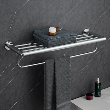 Držač za ručnike u kupaonici od nehrđajućeg čelika, elektroplating završna obrada, moderan minimalistički stil, setovi od 2–6+ komada