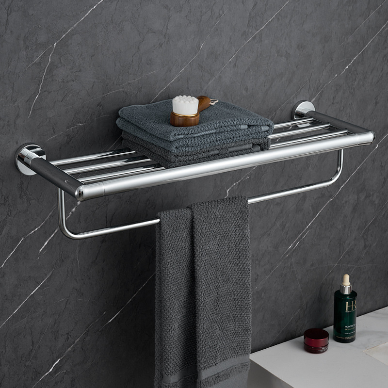 Držač za ručnike u kupaonici od nehrđajućeg čelika, elektroplating završna obrada, moderan minimalistički stil, setovi od 2–6+ komada