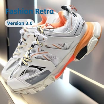 Unisex χαμηλά αθλητικά παπούτσια με επάνω συνθετικό δέρμα, στρογγυλή μύτη, κλείσιμο με κορδόνια, ύψος φτέρνας 3-5 εκ