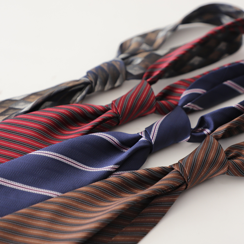 Muška kravata Jacquard s uzorkom Leaf Stripe Wave, poliester vlakno, podstava poliester, ručno vezana
