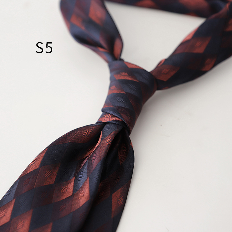 Muška kravata Jacquard s uzorkom Leaf Stripe Wave, poliester vlakno, podstava poliester, ručno vezana