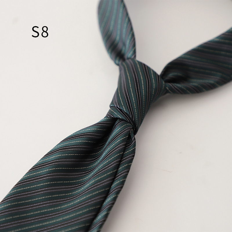 Muška kravata Jacquard s uzorkom Leaf Stripe Wave, poliester vlakno, podstava poliester, ručno vezana