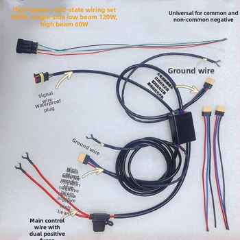 GHS szilárdtest-dekóder H4-es vezetékkészlet HID/LED lámpa átalakításához