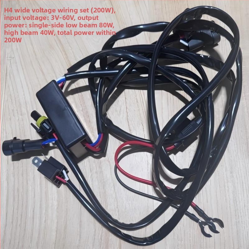 GHS szilárdtest-dekóder H4-es vezetékkészlet HID/LED lámpa átalakításához