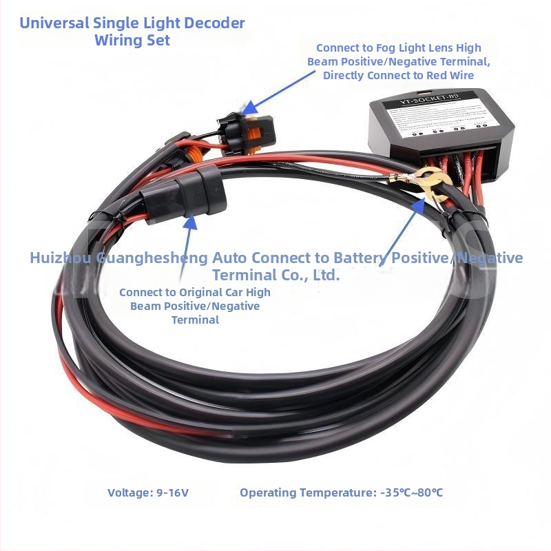 GHS szilárdtest-dekóder H4-es vezetékkészlet HID/LED lámpa átalakításához