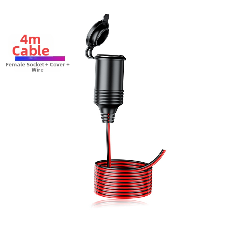 Autós szivargyújtó hosszabbító 12V/24V, Bakelit ház, modell Y8, 250W