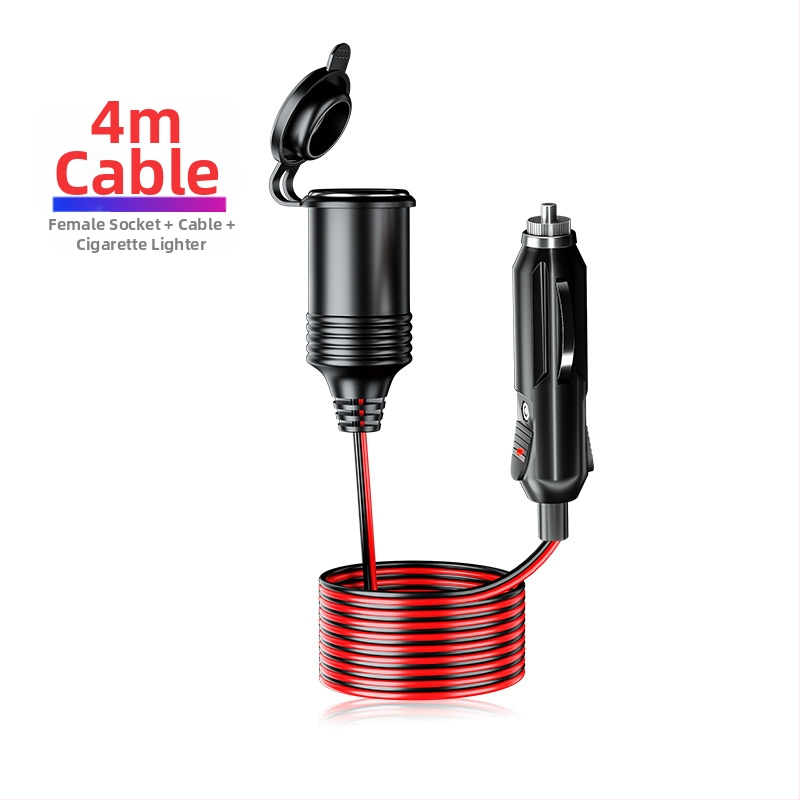 Autós szivargyújtó hosszabbító 12V/24V, Bakelit ház, modell Y8, 250W