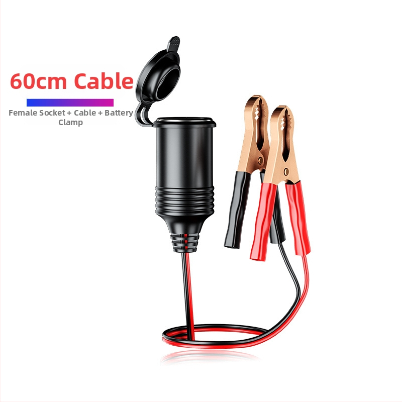 Autós szivargyújtó hosszabbító 12V/24V, Bakelit ház, modell Y8, 250W