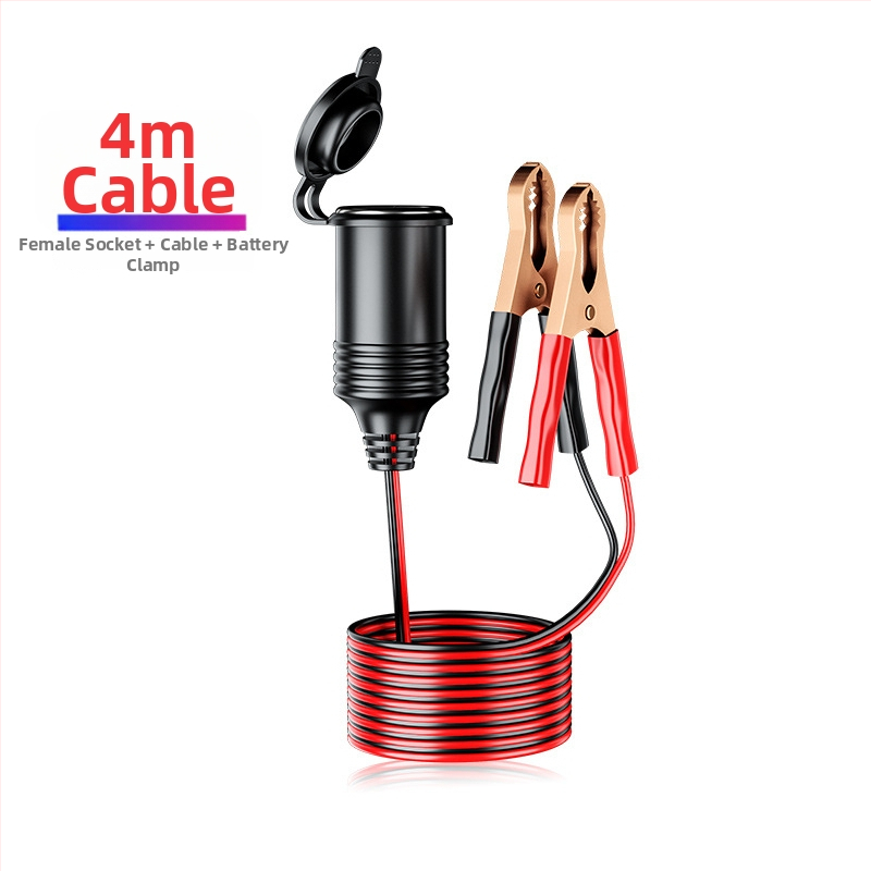 Autós szivargyújtó hosszabbító 12V/24V, Bakelit ház, modell Y8, 250W