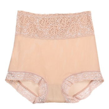 Dámske nohavičky s vysokým pásom, čipka Ice Silk, priedušné, tvarovanie brucha