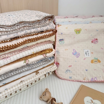 Koreai stílusú baba pléd 100% pamutból, 1500–2000 g, minden évszakra, 1–12 éves korosztálynak.