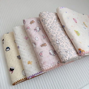 Koreai stílusú baba pléd 100% pamutból, 1500–2000 g, minden évszakra, 1–12 éves korosztálynak.