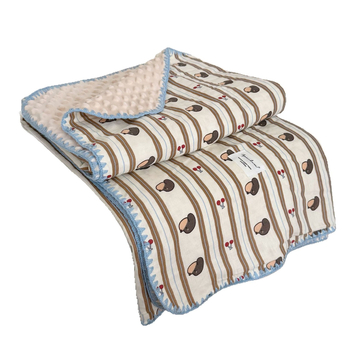 Koreai stílusú baba pléd 100% pamutból, 1500–2000 g, minden évszakra, 1–12 éves korosztálynak.