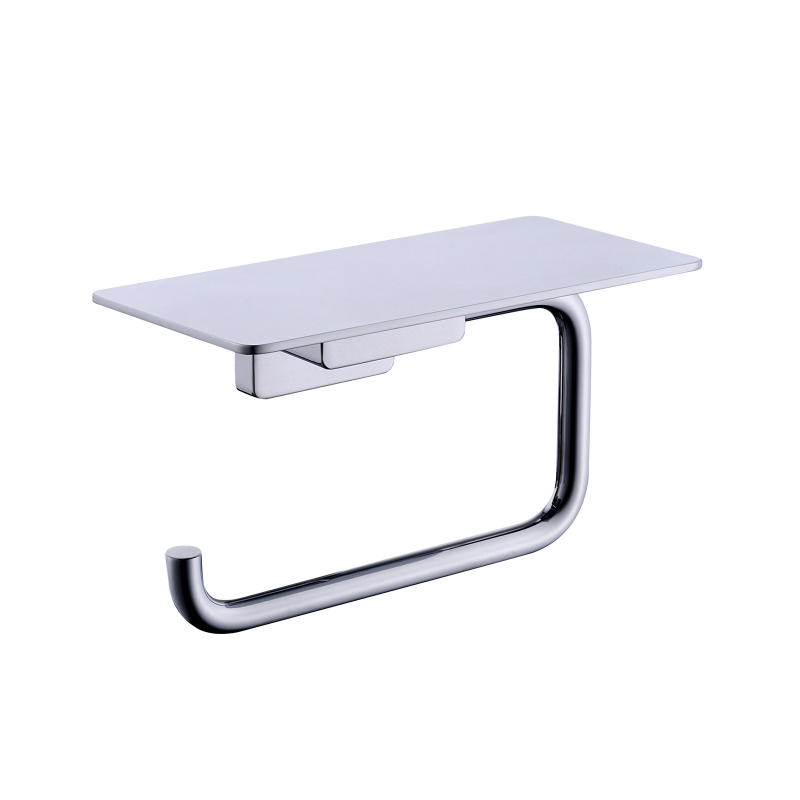 Kupaonski stalak za ručnike od nehrđajućeg čelika, kromirana površina, moderni minimalistički stil, šestodijelni set
