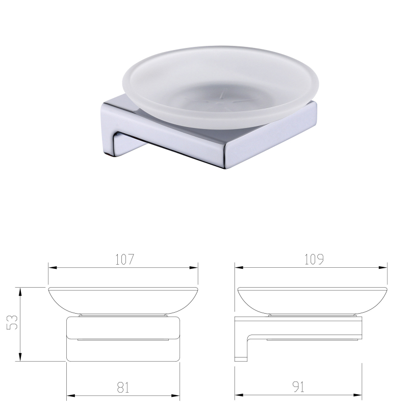 Kupaonski stalak za ručnike od nehrđajućeg čelika, kromirana površina, moderni minimalistički stil, šestodijelni set