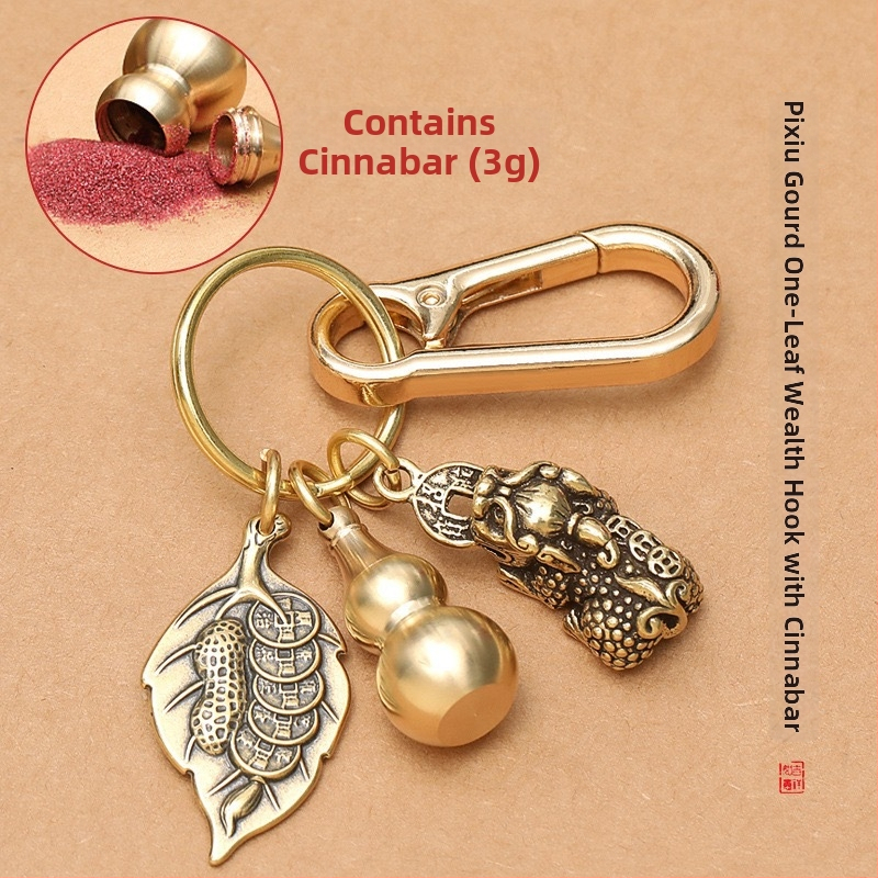 Kovový kľúčen s Pixiu, motívy tekvice a zverokruhu — prívesok na auto a tašku, unisex