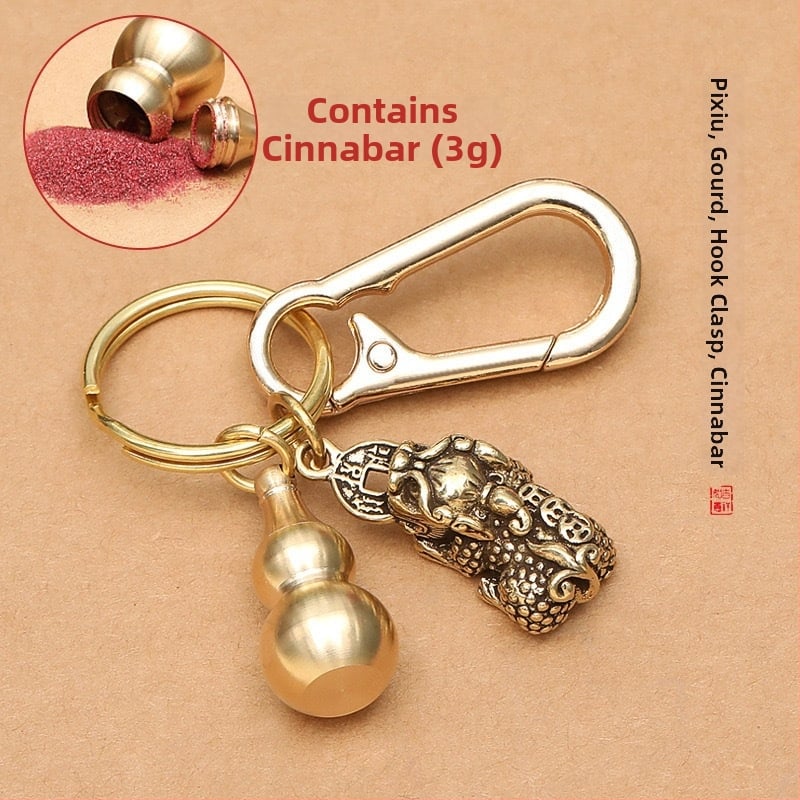 Kovový kľúčen s Pixiu, motívy tekvice a zverokruhu — prívesok na auto a tašku, unisex