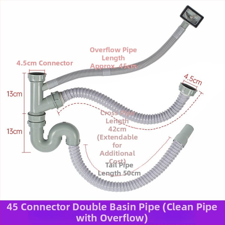 Muyun квадратен дренаж за мивка със филтър-кошничка, неръждаема стомана/пластмаса, модел Square drain, модерен минимализъм, тегло 0,2 кг