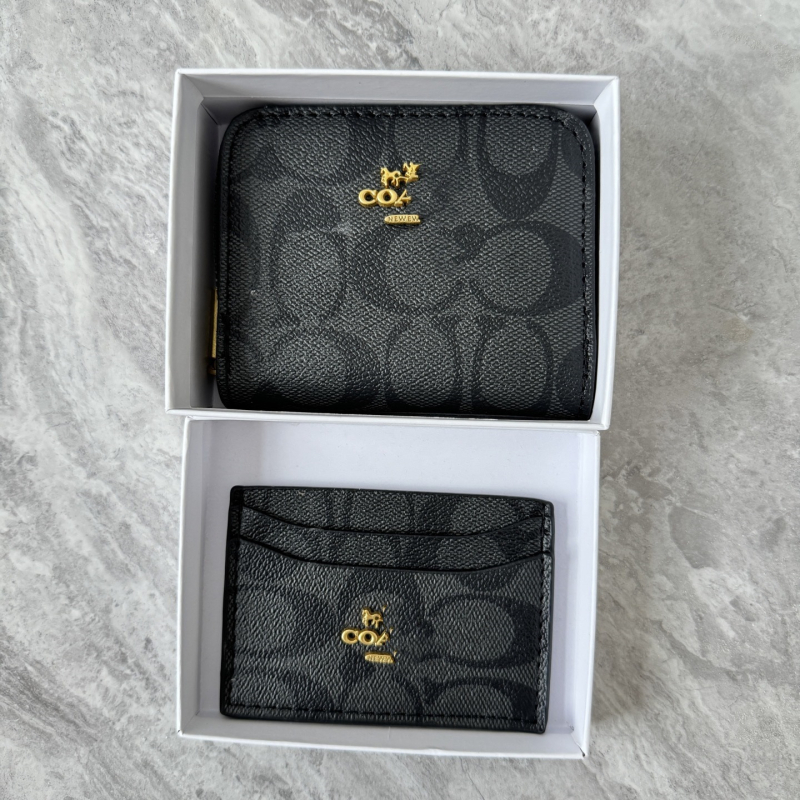 Πορτοφόλι καρτών με μοτίβο γραμμάτων, πολυεστέρας, υπερ-ελαφρύ, αστικού στυλ, Άνοιξη 2025