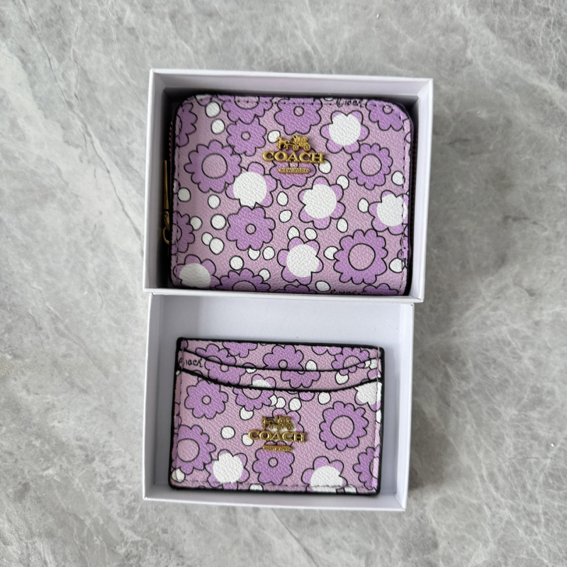 Πορτοφόλι καρτών με μοτίβο γραμμάτων, πολυεστέρας, υπερ-ελαφρύ, αστικού στυλ, Άνοιξη 2025