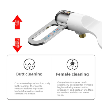 Áramellátás nélküli bidéülő, szifonos öblítés, ABS anyag, CE tanúsítvány, modell EB002, önkitisztító fúvóka