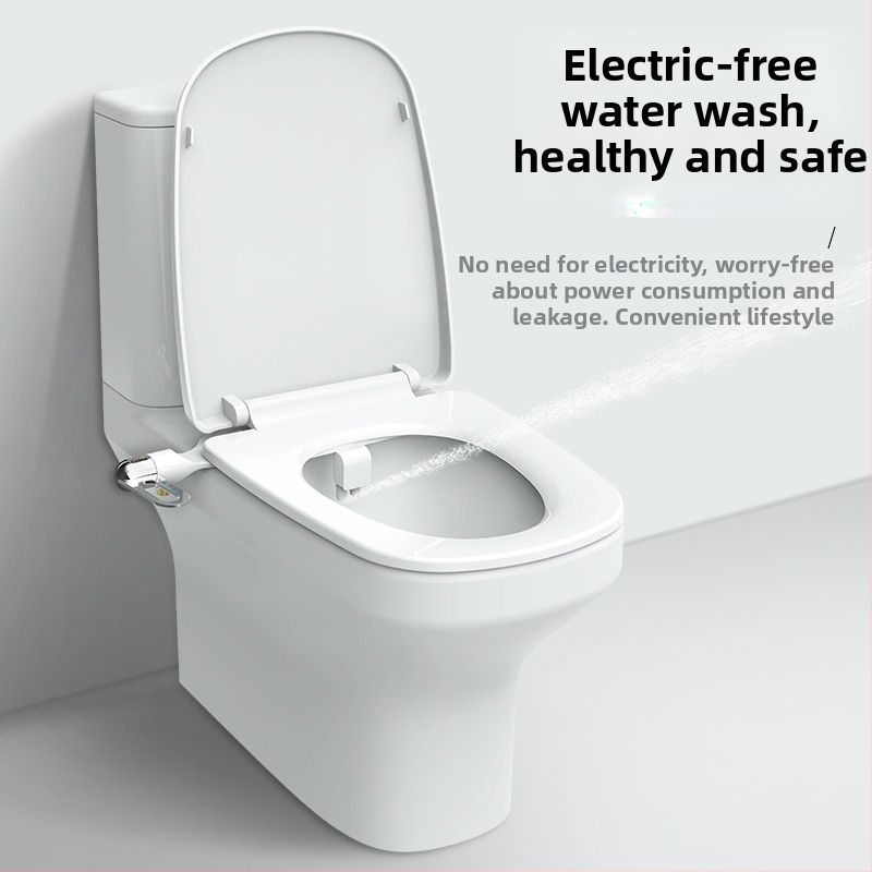 Áramellátás nélküli bidéülő, szifonos öblítés, ABS anyag, CE tanúsítvány, modell EB002, önkitisztító fúvóka