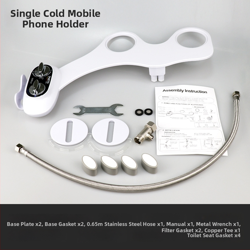 Áramellátás nélküli bidéülő, szifonos öblítés, ABS anyag, CE tanúsítvány, modell EB002, önkitisztító fúvóka