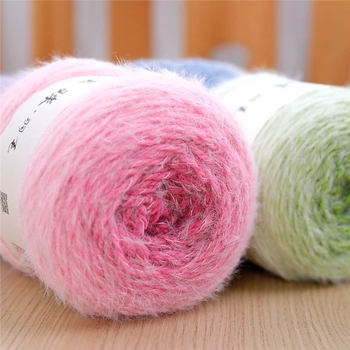 Прежда Magic Ball с пера — градиентна дълга нишка за DIY ръчно плетене, 7s Worsted, единична нишка, групова нишка