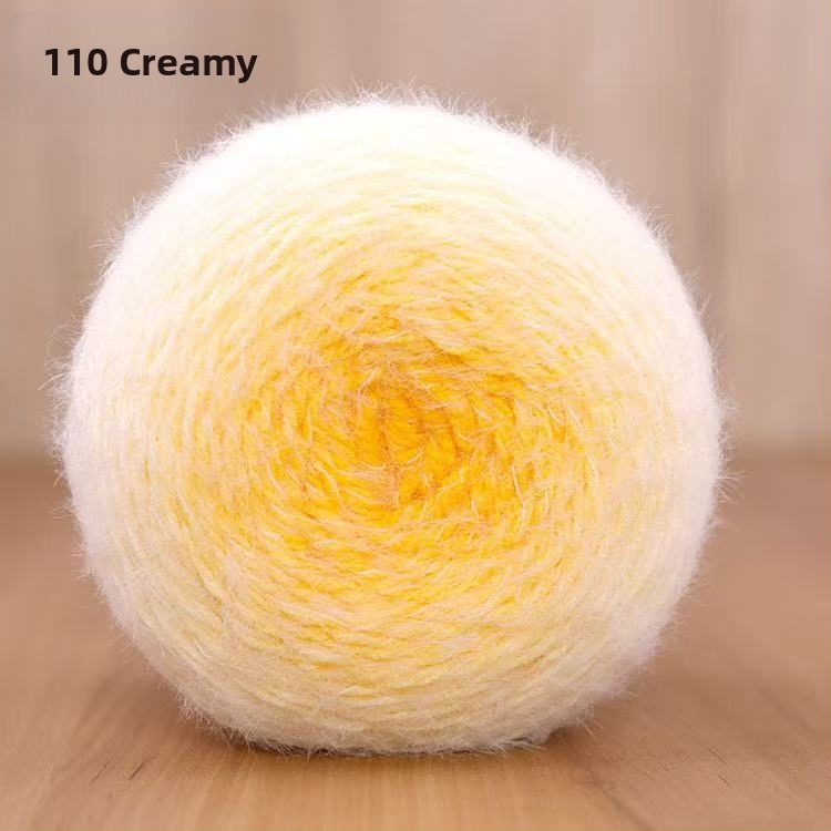 Прежда Magic Ball с пера — градиентна дълга нишка за DIY ръчно плетене, 7s Worsted, единична нишка, групова нишка