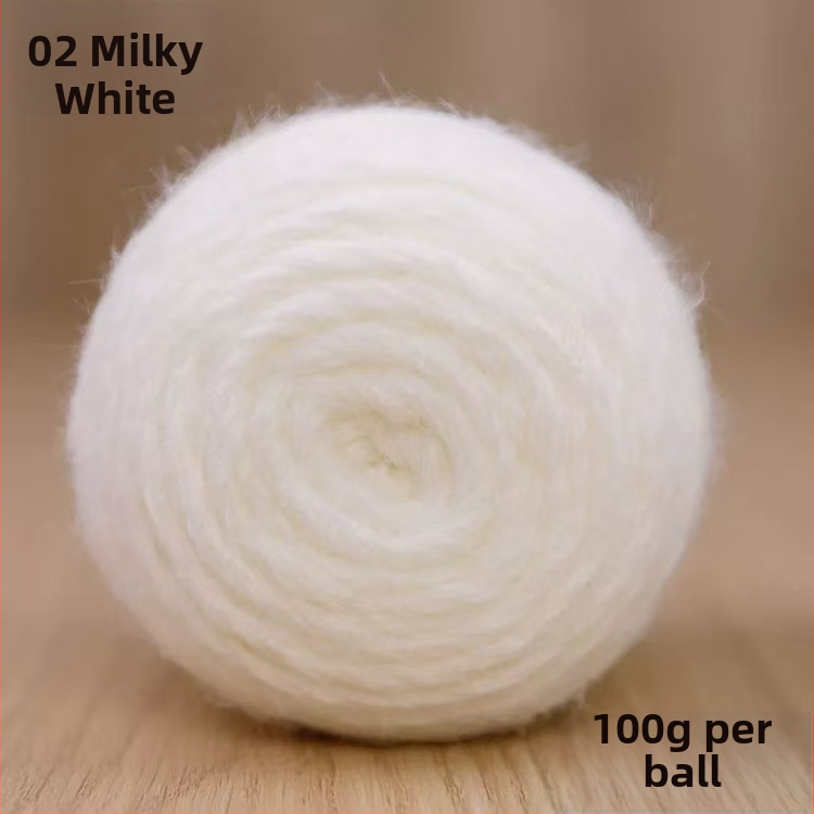 Прежда Magic Ball с пера — градиентна дълга нишка за DIY ръчно плетене, 7s Worsted, единична нишка, групова нишка