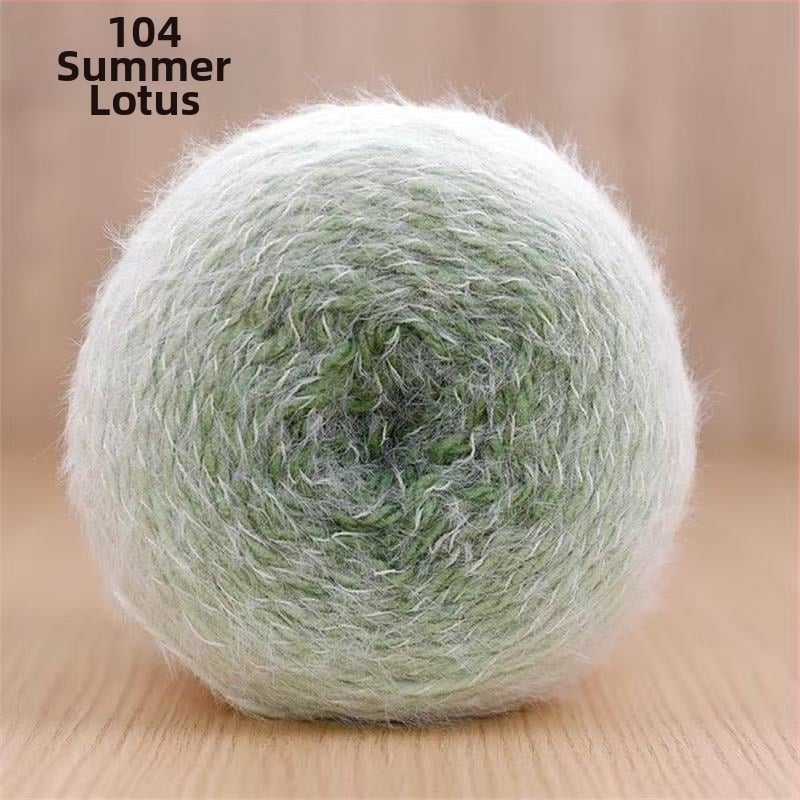 Прежда Magic Ball с пера — градиентна дълга нишка за DIY ръчно плетене, 7s Worsted, единична нишка, групова нишка