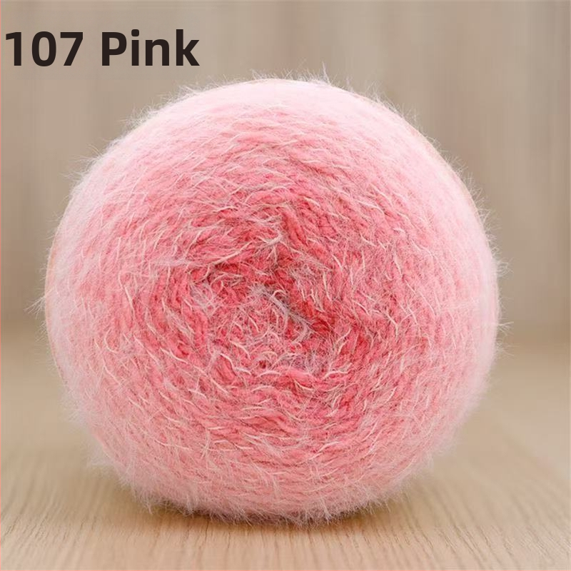 Прежда Magic Ball с пера — градиентна дълга нишка за DIY ръчно плетене, 7s Worsted, единична нишка, групова нишка