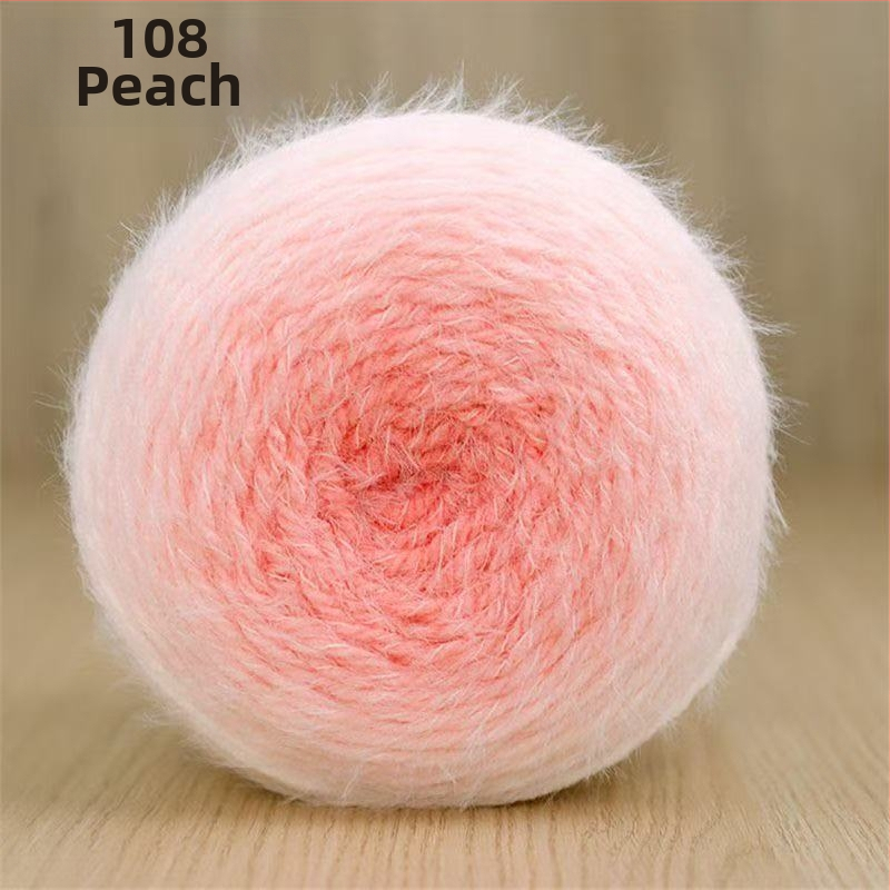 Прежда Magic Ball с пера — градиентна дълга нишка за DIY ръчно плетене, 7s Worsted, единична нишка, групова нишка