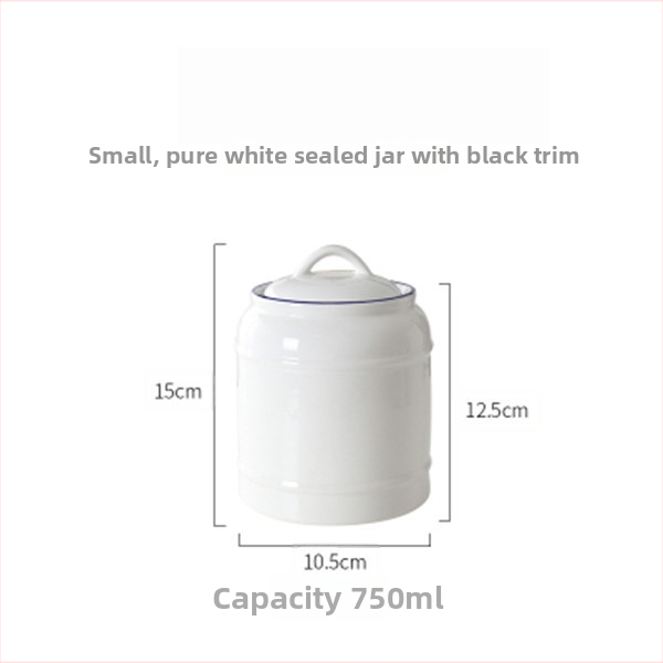 Κεραμικό δοχείο αποθήκευσης τροφών για γάτες και σκύλους | Αεροστεγές καπάκι | Πολυχρηστικό για αποξηραμένα φρούτα, καραμέλες και τσάι