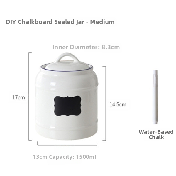 Κεραμικό δοχείο αποθήκευσης τροφών για γάτες και σκύλους | Αεροστεγές καπάκι | Πολυχρηστικό για αποξηραμένα φρούτα, καραμέλες και τσάι