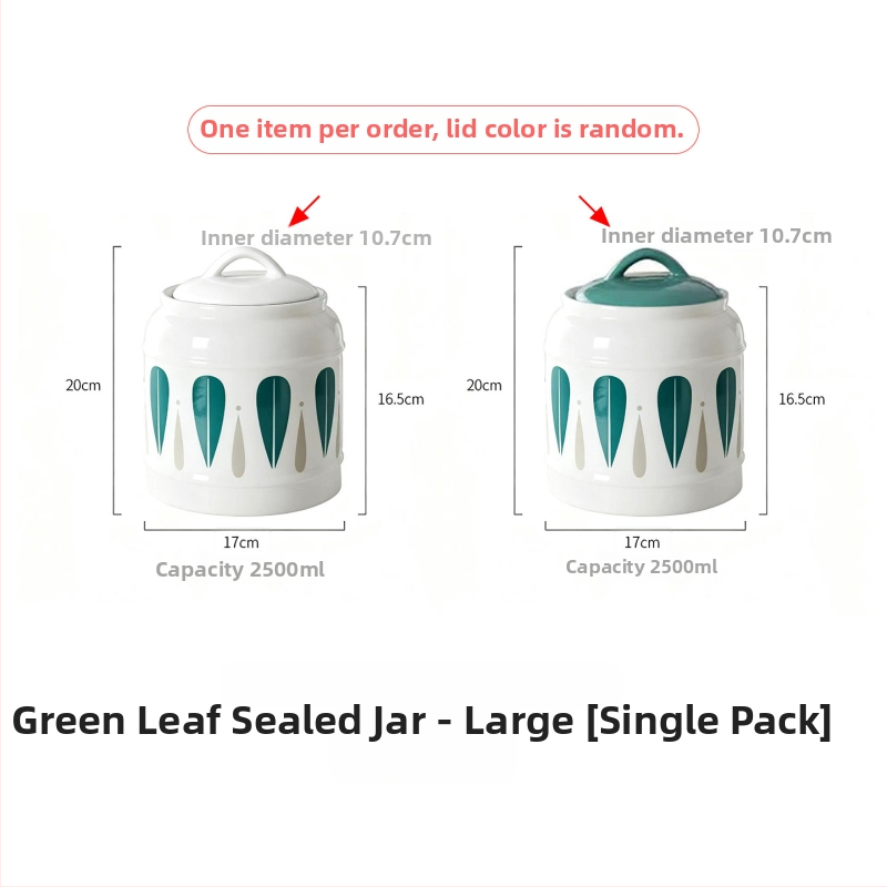 Κεραμικό δοχείο αποθήκευσης τροφών για γάτες και σκύλους | Αεροστεγές καπάκι | Πολυχρηστικό για αποξηραμένα φρούτα, καραμέλες και τσάι