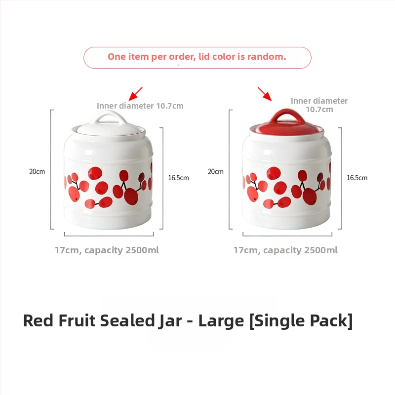 Κεραμικό δοχείο αποθήκευσης τροφών για γάτες και σκύλους | Αεροστεγές καπάκι | Πολυχρηστικό για αποξηραμένα φρούτα, καραμέλες και τσάι