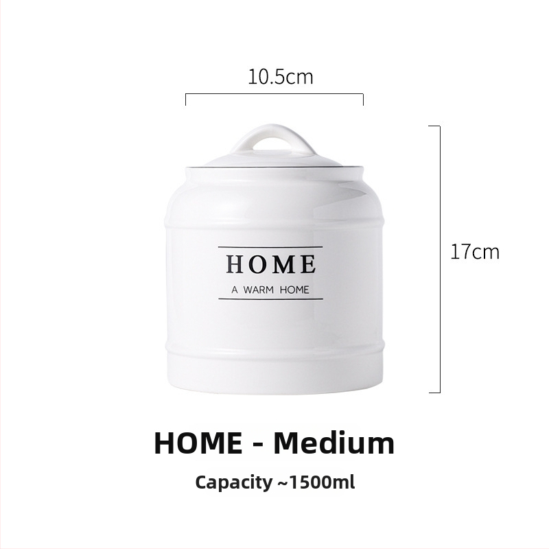 Κεραμικό δοχείο αποθήκευσης τροφών για γάτες και σκύλους | Αεροστεγές καπάκι | Πολυχρηστικό για αποξηραμένα φρούτα, καραμέλες και τσάι