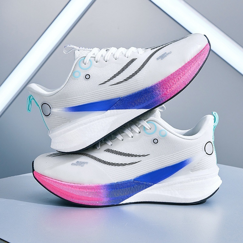 Detské bežecké topánky s PU+sieťovinou na hornej časti, gumová podrážka, zapínanie na šnúrky vpredu, unisex, pre vek 4–16 rokov.