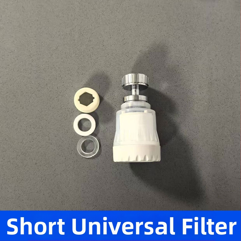 Rozšírená hlava kohútika s ochranou proti striekaniu a otočným filtrom - Model J06, Materiál PS5250, UV ošetrenie, Pripojenie závitom, Prevádzková teplota 60°C