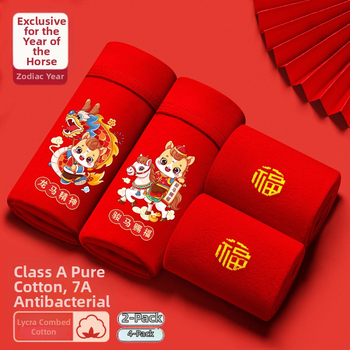 Chiloți pentru băieți, talie medie, 95% bumbac, Clasă de siguranță A, pentru copii mai mari