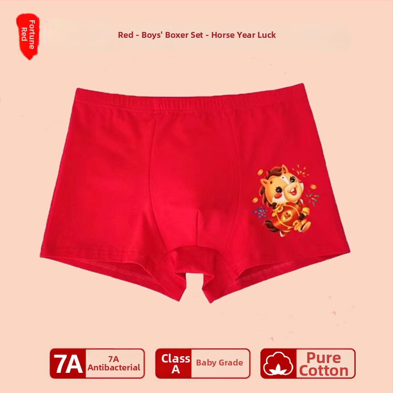 Chiloți pentru băieți, talie medie, 95% bumbac, Clasă de siguranță A, pentru copii mai mari