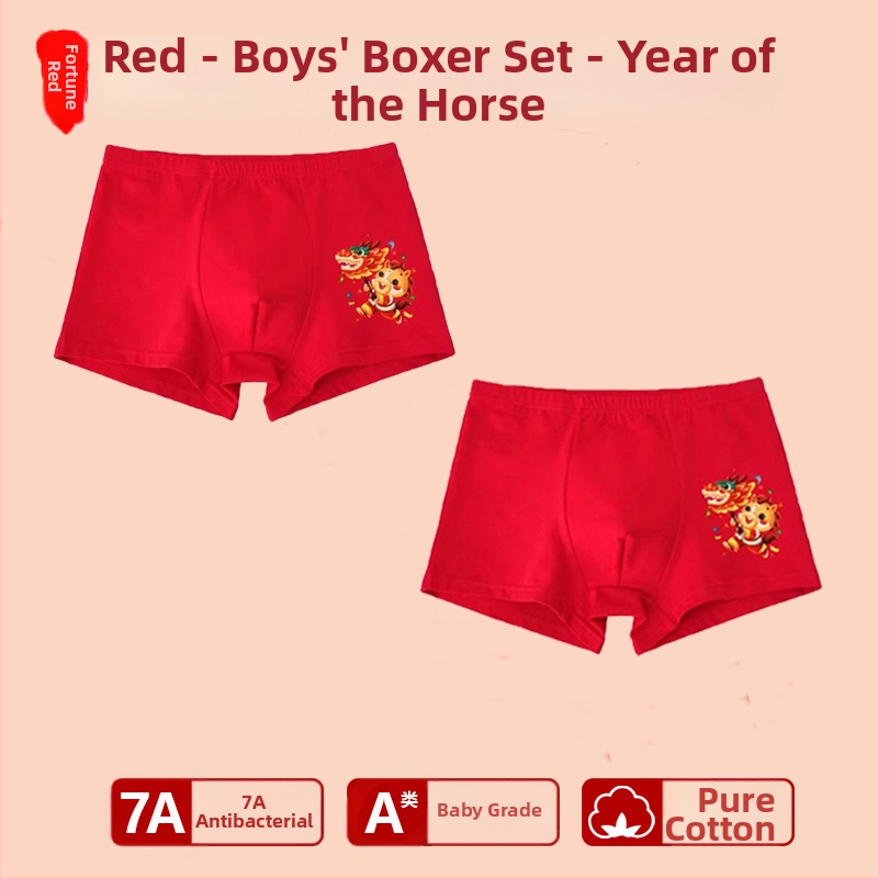 Chiloți pentru băieți, talie medie, 95% bumbac, Clasă de siguranță A, pentru copii mai mari