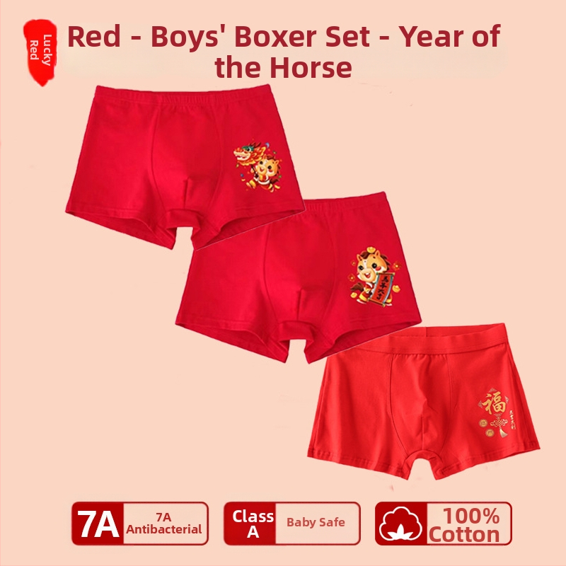 Chiloți pentru băieți, talie medie, 95% bumbac, Clasă de siguranță A, pentru copii mai mari