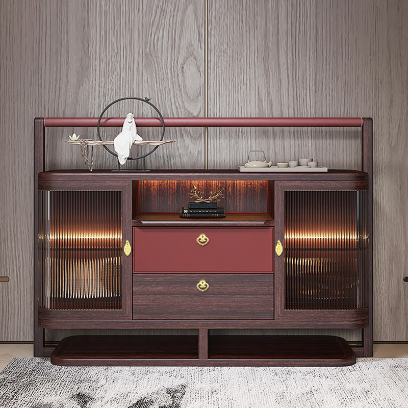 Μπρούντζινη λαβή πόρτας ντουλάπας με μοτίβο σύννεφο-ψάρι, σε στυλ Νέας Κινέζικης, για πόρτες ντουλάπών και συρταριών, μάρκα Happy Bronze