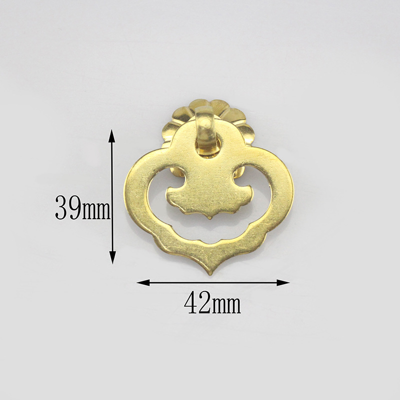 Μπρούντζινη λαβή πόρτας ντουλάπας με μοτίβο σύννεφο-ψάρι, σε στυλ Νέας Κινέζικης, για πόρτες ντουλάπών και συρταριών, μάρκα Happy Bronze