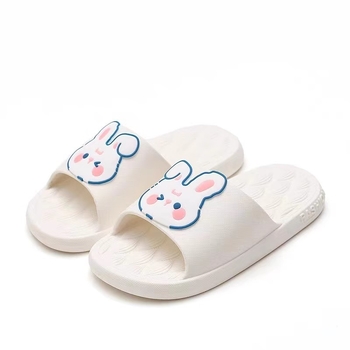 Детски еднократни сгъваеми чехли за хотел и пътуване, леки и тънки, за деца 1–3 години, PVC горна част и PVC подметка, стил карикатура, лято