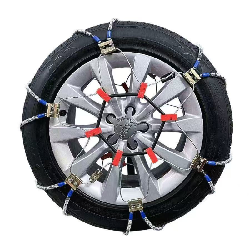 Universális acélhuzalos csúszásgátló lánc autókhoz és SUV-khoz, 165–265 mm kerékmérethez, tömeg 5–10 kg, acélból